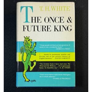 The Once and Future King T.H. White Vintage Hardcover 1958 Book Club Edition